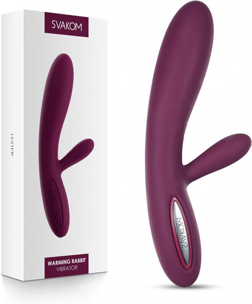 Vibrador Ponto G e Clitóris Laster Svakom - Recarregável com Aquecimento Inteligente