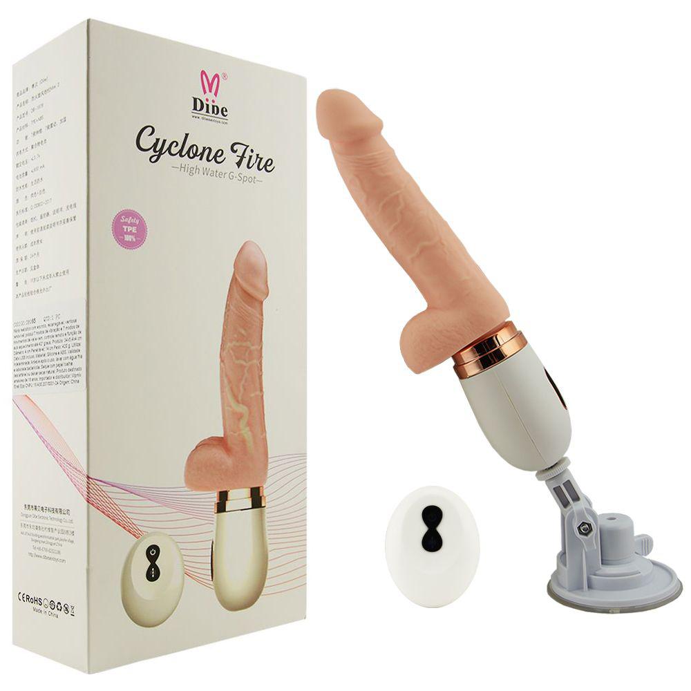 Vibrador Recarregável 7 Viibrações Dibe Cyclone Fire Gtoys