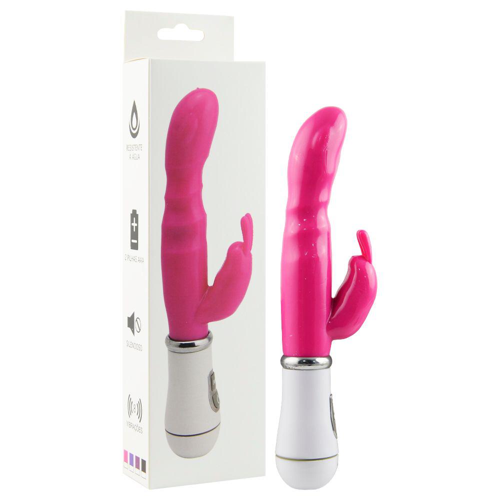 Vibrador Silicone Rabbit 8 Vibrações Gtoys