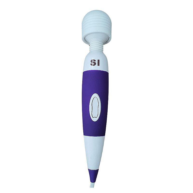 Vibrador Varinha Mágica Cor Roxo Elétrico Bivolt 110/220W