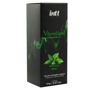 Gel Excitante Beijável Sabor Menta 17ml Intt - Vibration