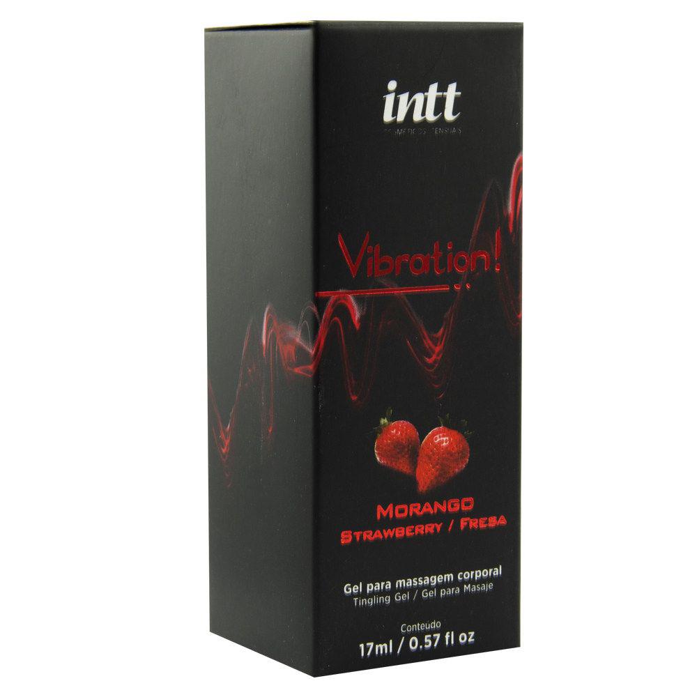 Gel excitante beijável sabor morango 17ml Intt Vibration KMV Sex Shop