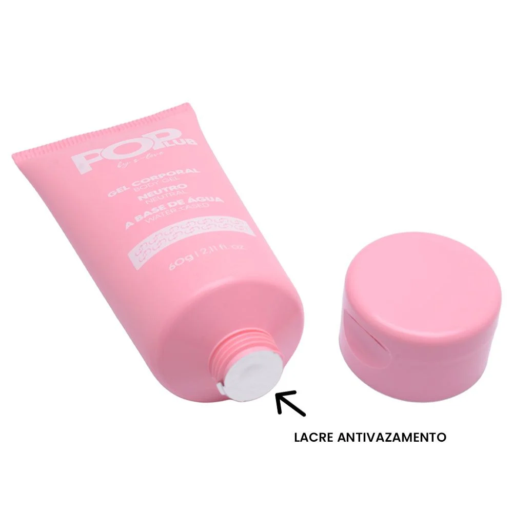 Pop Lub Gel Corporal Neutro 60G