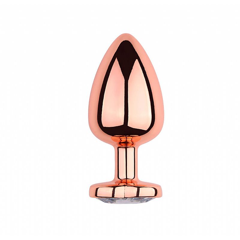 Plug Anal em Aço Formato de Coração - ROSE - Tamanho P - SI - Imagem 2