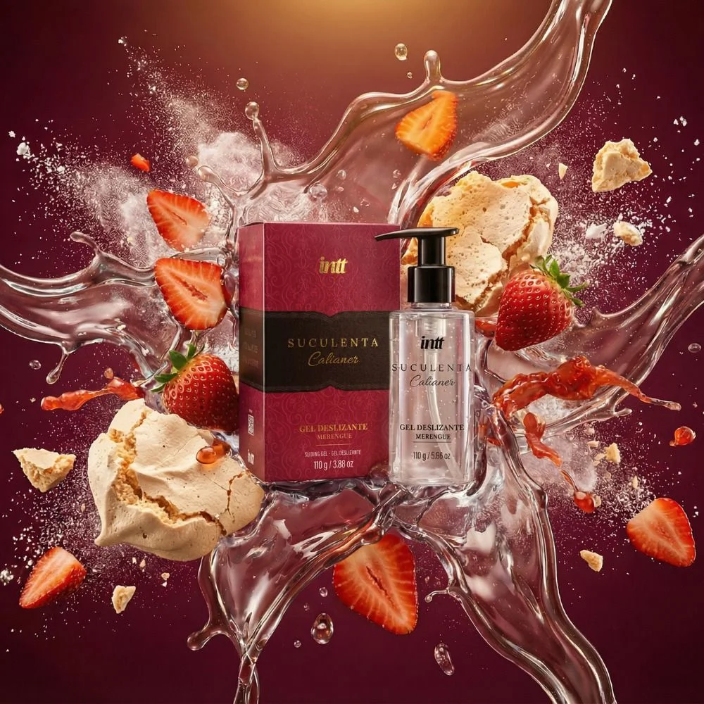 Gel Lubrificante Aromatizado Merengue Suculenta Calianer 110g - Imagem 2