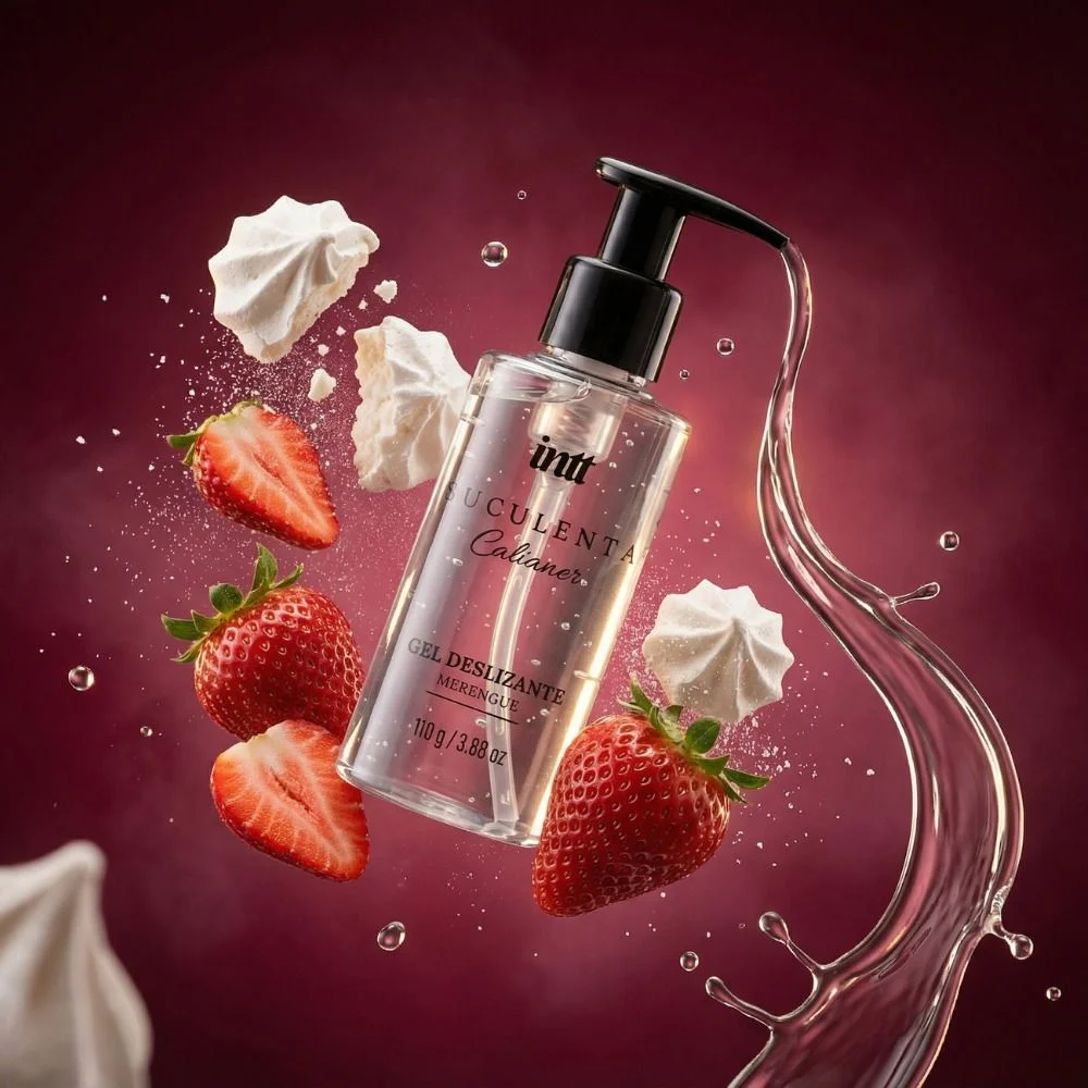 Gel Lubrificante Aromatizado Merengue Suculenta Calianer 110g - Imagem 4