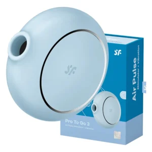 Satisfyer Pro To Go 3 Azul – Sugador Clitoriano Portátil
