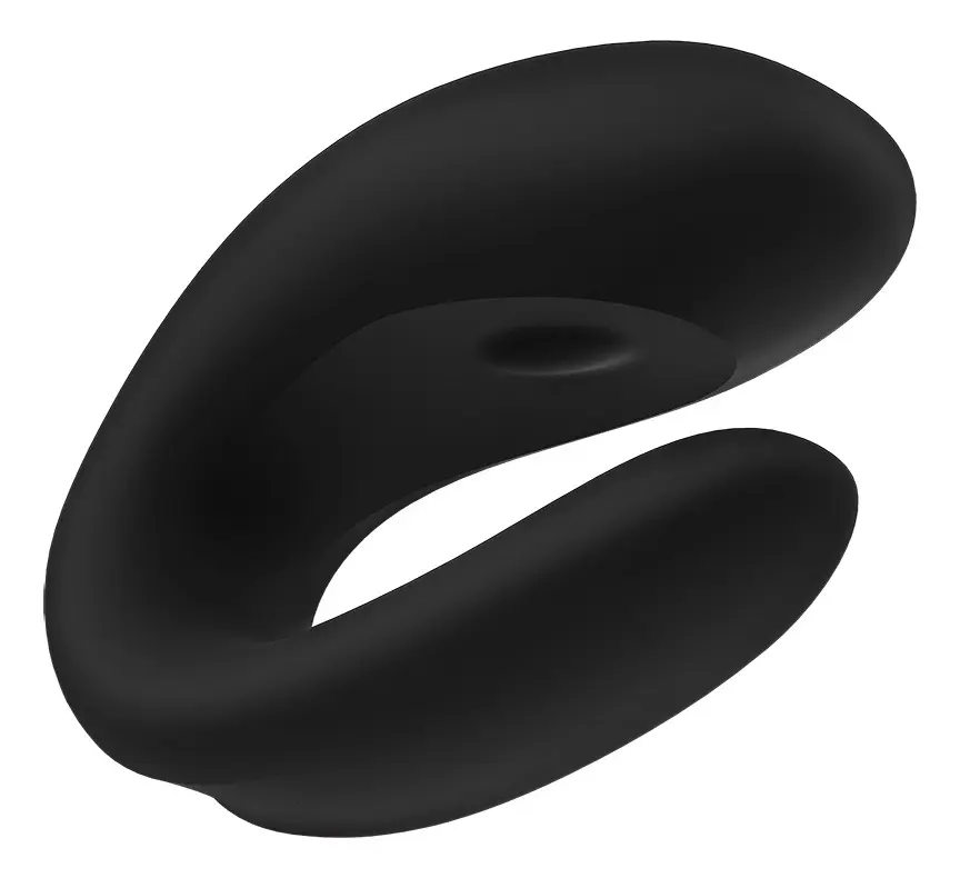 Vibrador de Casal Satisfyer Double Joy Preto com APP - Imagem 2