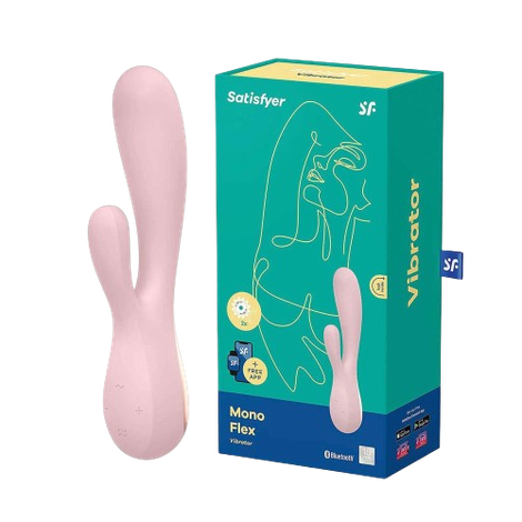 Vibrador Satisfyer Mono Flex Rosa Claro – Ponto G e Clitóris com App