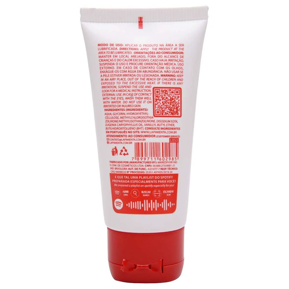 Lubrificante Hot La Pimienta Love Lub 60g Efeito Calor - Imagem 3