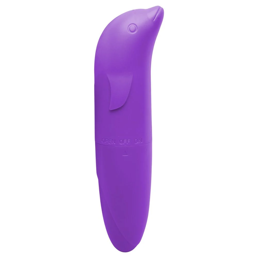 Vibrador ponto G golfinho liso cor roxo Youvibe Vipmix
