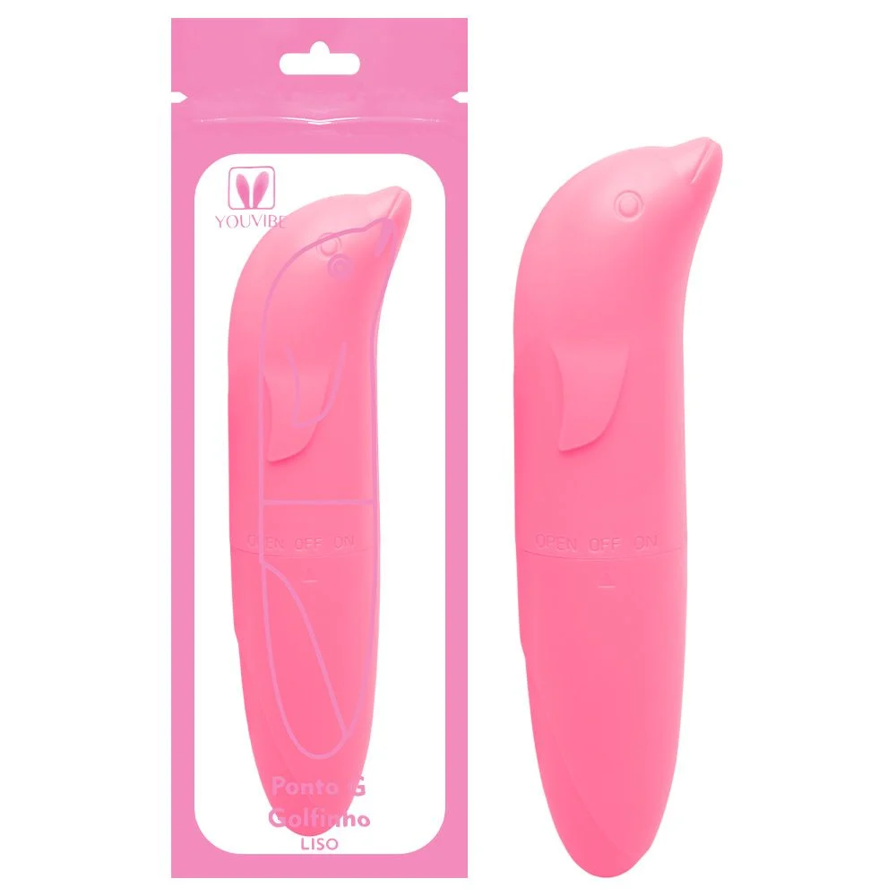 Vibrador Ponto G Golfinho Liso Rosa Youvibe | Multivelocidades - Imagem 5