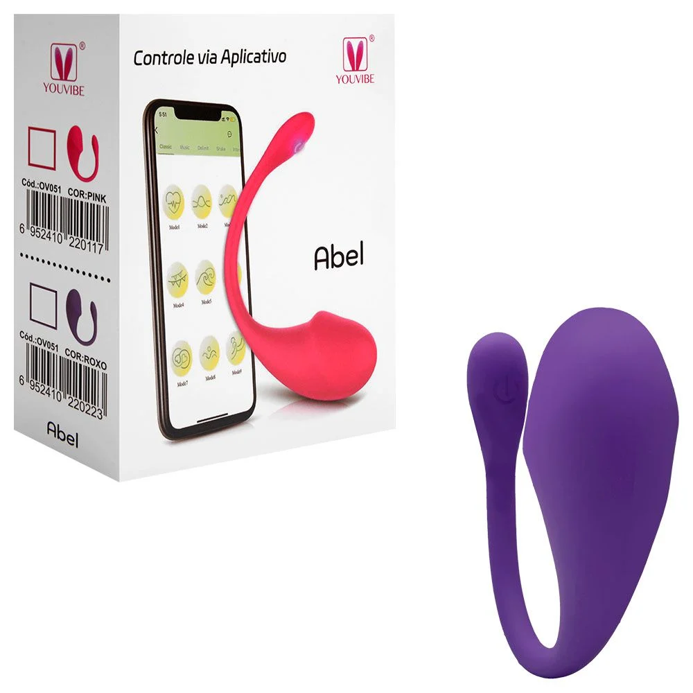 Estimulador ponto g aplicativo Abel Youvibe 10 modos de vibração