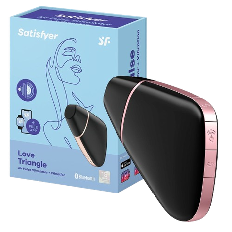 Satisfyer Love Triangle estimulador Air-Pulse clitóris preto