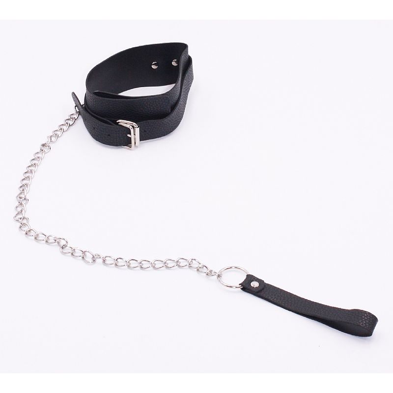 Kit Bondage Preto 7 Peças - Algema, Chicote e Mordaça - Imagem 4