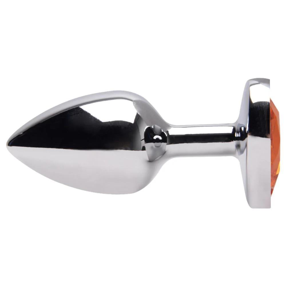 Plug Anal de Aço Inoxidável Dourado Tamanho P | SI - Imagem 2