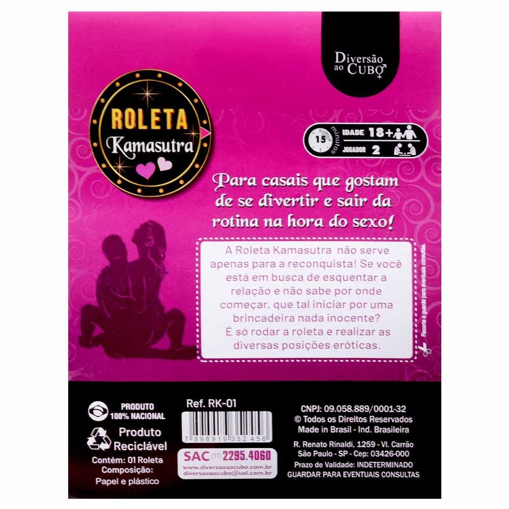 Roleta Kamasutra Jogo Erótico para Casais Diversão ao Cubo - Imagem 4