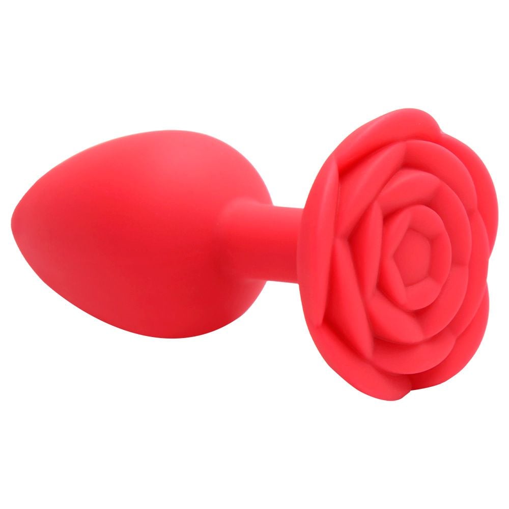 Plug anal em silicone com base de flor tamanho P Vipmix
