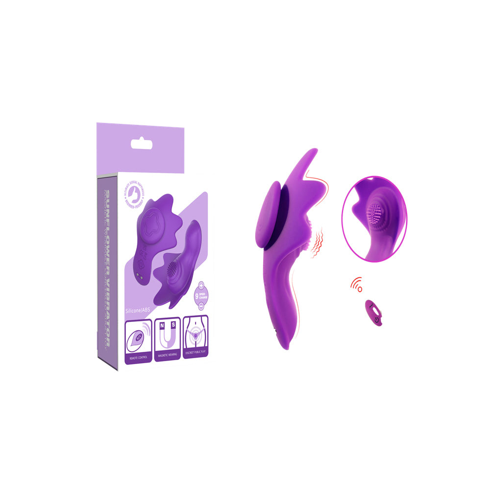 Vibrador de calcinha recarregável 9 modos com controle remoto