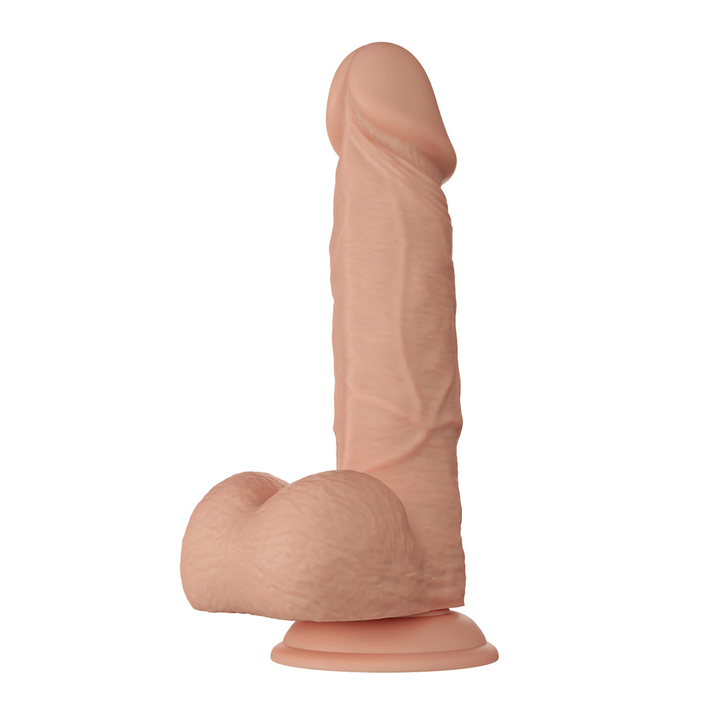 Prótese Realística Gigante com Glande e Ventosa BAILE 21,8cm - Imagem 5