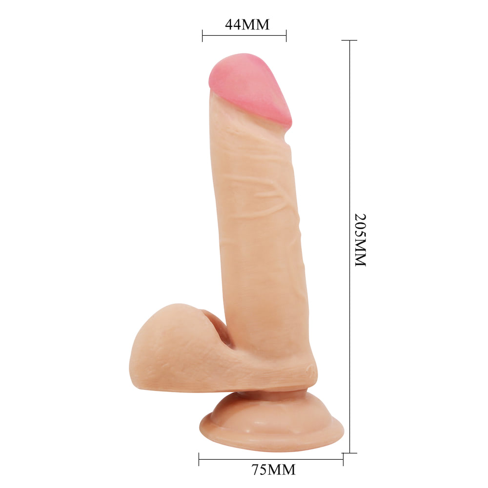 Pênis Realístico Sliding Skin 4,4x20,5 cm Dupla Densidade - Baile - Imagem 5