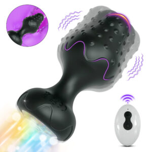 Plug Anal Vibratório 10 Modos LED e Controle Remoto - YOUVIBE