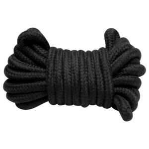 Corda bondage algodão 10m preta para shibari e kinbaku Sexy Import