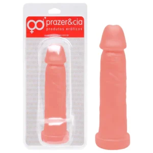 Prótese Realística Borracha Maciça 17,2 x 4 cm | Prazer E Cia